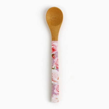 Bamboo spoon “Blave with happiness”, 3 x 16 cm.-2