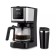 Coffee machine KitFort KT-7217, capsule, 900 watts, 1.25 l, black-silver
