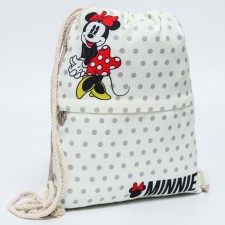 A bag for shoes with a pocket, 35x42 cm, Minnie Mouse
