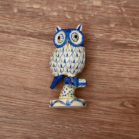 Souvenir "Owl on a branch" tree 13 cm-2