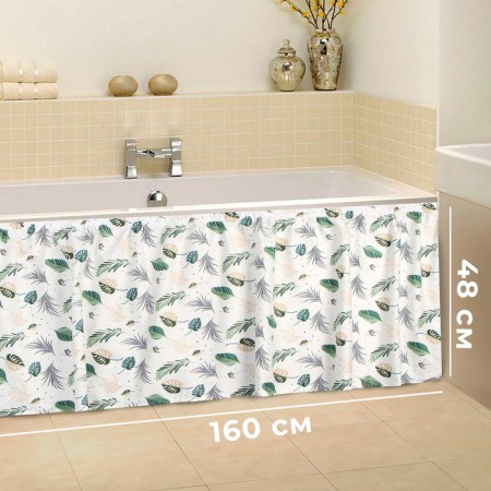 The bathroom curtain Ethel "Home Plants" 160x48 cm, 80% HL, 20% PE-1