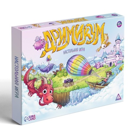 Board game for asociation and imagination "Drimikum", 98 cards, 10+-4