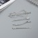 Invisibility for hair "Tiril" (set 4 pcs) cat, 5.5 and 6.5 cm, silver