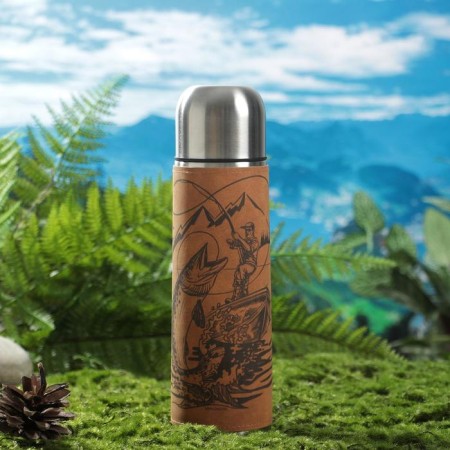 Set "Russian fishing", thermos 500 ml, mug 2 pcs-2