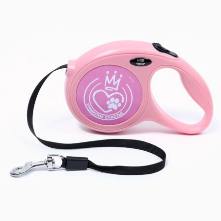 Roulette 5 m “Fluffy happiness”, max = 25 kg, pink-1