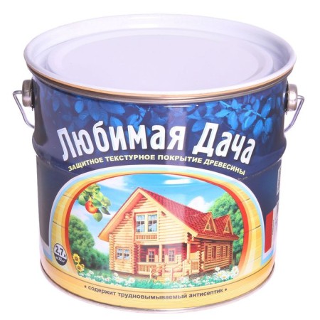 Protective texture coating of wood, mountain ash, 2.7 liters