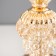 Highlight lamp with Laura Laura backlight 1x60W E27 Gold 26x26x41 cm Risalux