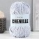 Yarn "Chenille" 100% micropoliester 90m/100g (576 pale blue)