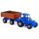 Tractor with trailer No. 1, blue color (in a net)