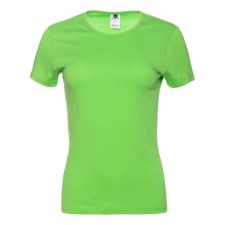 Female T-shirt, size 44, bright green color
