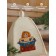 Bath cap for the Baby "Son of the Main Banner" with a print, white