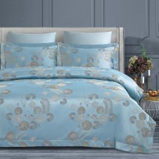 Постельное бельё 1.5 сп Majestik Riley, размер 180х240 см, 160х220 см, 50х70 см, цвет голубой