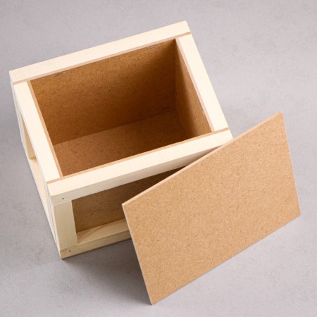 Gift box "Banderah" Wooden with nails and rope 20 × 16 × 15 cm-3