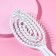 The comb is massage, ventilated, 7 × 23.5 cm, color mix
