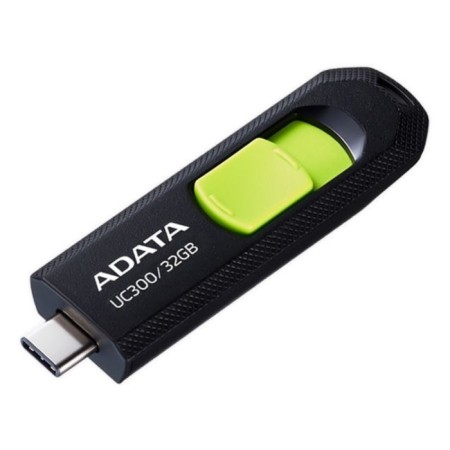 A-DATA 32GB Type-C UC300 Acho-UC300-32G-RBK/GN USB3.2 Black/Green
