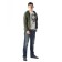 Male hoodies, size 54, khaki color