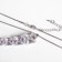 Cleanpish "Cleanliness" path of squares, white color in silver, 70 cm
