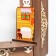 Shirma for a puppet theater with decorations, wood, 70 × 55 cm