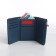 Women's wallet on magnet, blue color