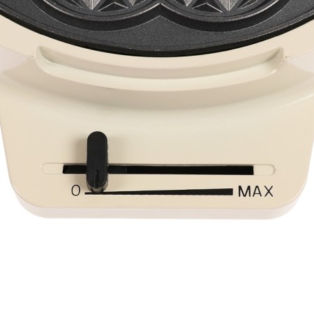 Electric wafer KitFort KT-1624, 1000 watts, Vienna waffles, beige-3