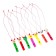 Toy musical whistle "Animals" on a rope, mix