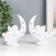Souvenir Polystone "Sleeping Angel on the month" Rhils Mix 3.5x7.5x10.5 cm