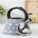 A kettle with a stainless steel whistle is a “peas” shares, 2.8 liters, the color is gray