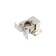Double roller latch-stop Lockland, iron, nickel color