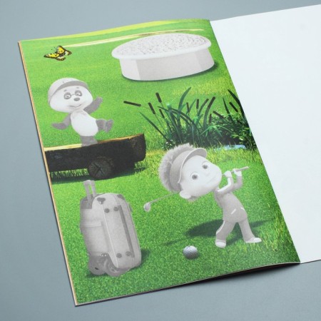 Book with applications, 20 pages, a5, Masha and the bear-3