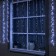 Girlyand "Waterfall" 2 × 1.5 m, IP44, UMS, transparent thread, 400 LED, white glow, 8 modes, 220 V