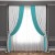 White/turquoise