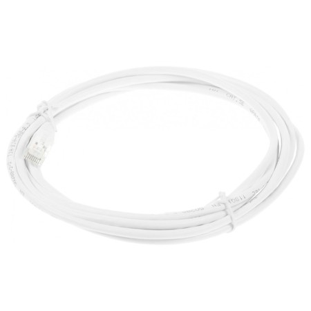 The Lanmaster TWT-45-45-3.0-WH UTP RJ-45 patch