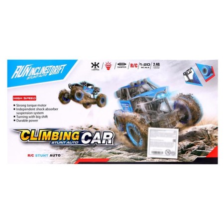 Radio -controlled jeep "Extreme", 1:20, works on the battery, the color is blue-5
