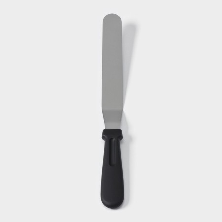 A blade-tank with a plastic handle, curved, 32 cm, working part 20 cm, black color-1