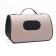 Bag - Animal Carriage "Carpetbegger with a window", 40.5 x 24 x 24 cm, beige