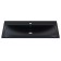 Sink uperwood Foster Quartz 100 cm, quartz, black matte, space