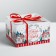 Capcake box “Always believe in miracles”, 16 x 16 x 10 cm, New Year