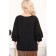 Female jumper, size 46, black color