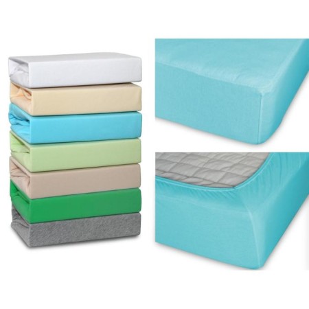 Cleo gum sheet, knitwear, size 180x200x25 cm, turquoise color