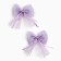 Hair clip, 2 pcs, bow 7.5 cm, Minnie Mouse