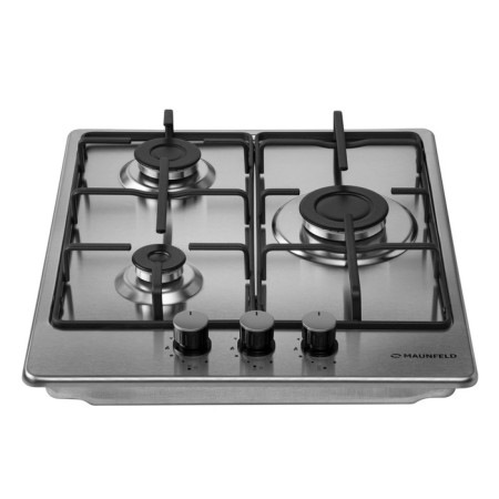 Hlect surface Maunfeld EgHs.43.3sts-E, Gas, 3 burners, silver-9