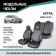 Auto-Chekhly for Opel Astra (H), 2004-2011, sedan, hatchback, without armrest, eco-leather black