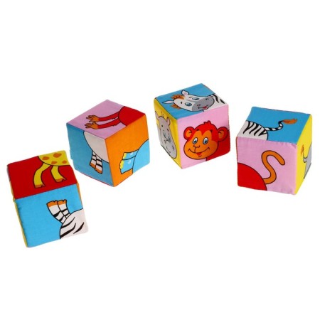 A set of developing soft cubes “Collect a picture. Animals 2 "-1