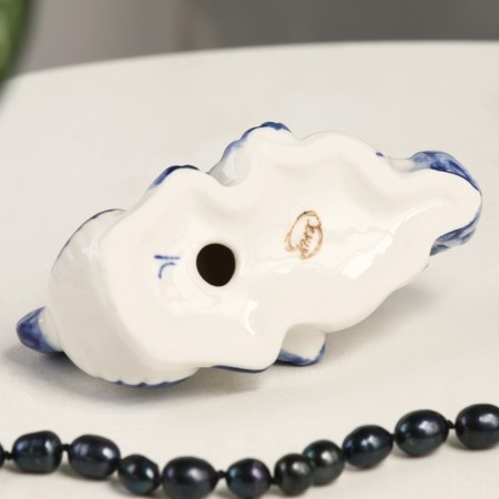 Souvenir "Puppy with a ball", 11 x 5 x 5 cm, gzhel, cobalt-4