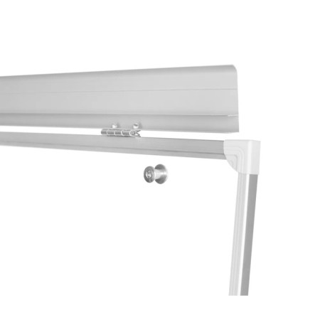 Flipchart mobile magnetic marker 70x100 cm, Calligrata Premium, in an enhanced aluminum profile, on rollers