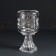 Glass of glass per 1 candle d = 5 cm "face" transparent 7x7x12.5 cm