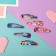 Invisible hair "Selena" (set of 6 pcs) abstraction, 4.5 cm, mix