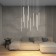 DK4303-WH suspended lamp with built-in LED Glingor, IP20, 5W, 3000K, White, aluminum
