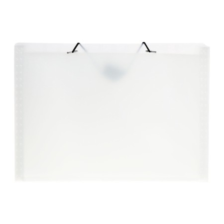 A4 cartridge folder, calligrata top deluxe, 12 departments, 700 μm, on a button, white with color separators-8