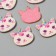 Decor for the creativity of felt lords "Kitty unicorn" 2.5x2 cm